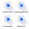 Беспроводные Bluetooth-динамики, часы с двумя будильниками, поддержка TF-карт, FM-радио, высококачественный звук, цифровые настольные часы, украшение для дома