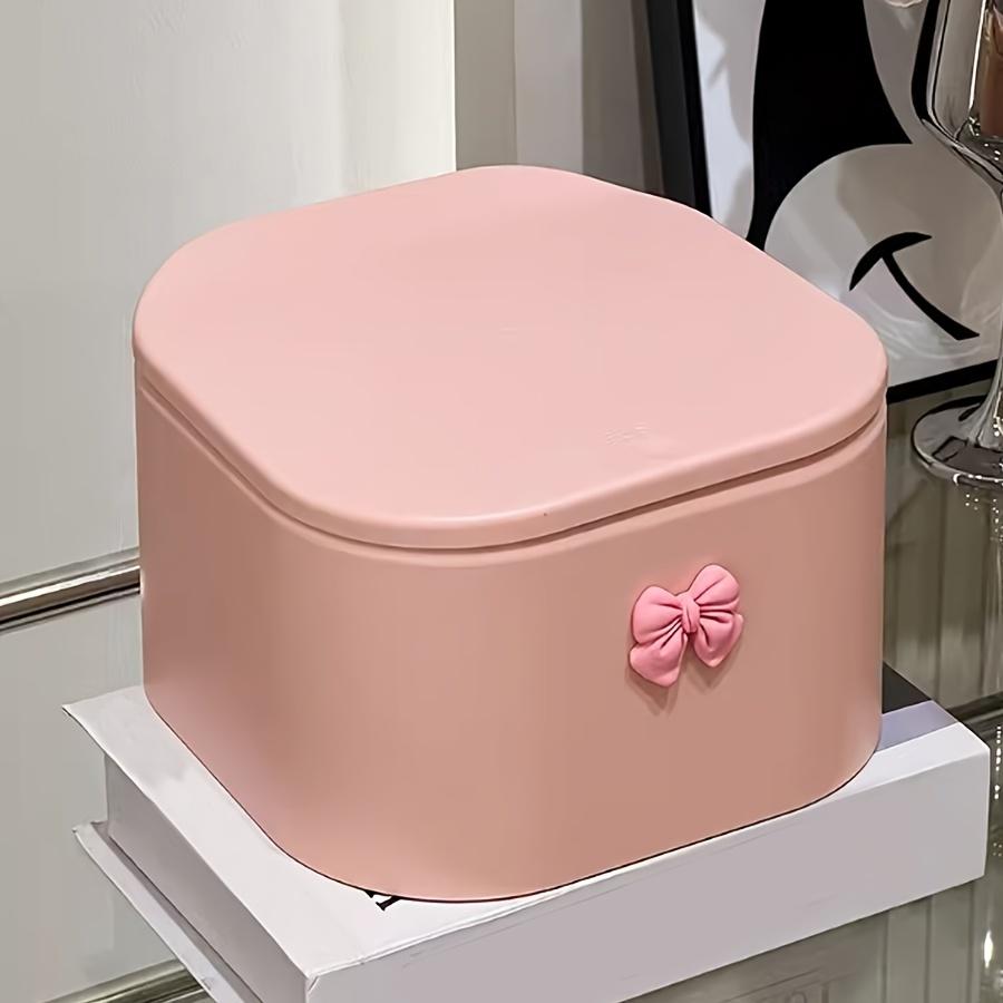 Органайзер для аксессуаров для волос для девочек, Органайзер для резинок для волос для повязок на голову, бантов, Организация тампонов, Коробка для хранения, Контейнеры для ванной