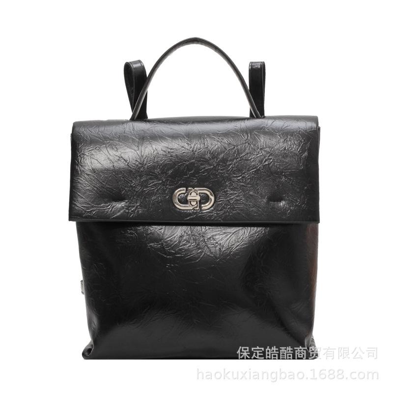 Повседневный женский рюкзак большой вместимости с мягкой поверхностью 2025 новый популярный универсальный рюкзак дорожная сумка школьный рюкзак