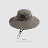 Outdoor Sun Breathable Hat For Men And Women Cotton Blend Material With Brim Roll