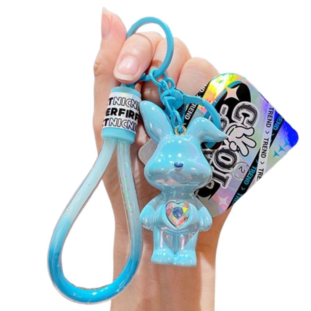 Изысканный милый кулон в виде куклы-кролика, популярный брелок для ключей от машины, подарок для друзей