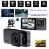 New 4K 3-channel Driving Recorder Car DVR Front and Rear View Camera WIFI Video Recorder Night Version Car Driving Recorder Black Box