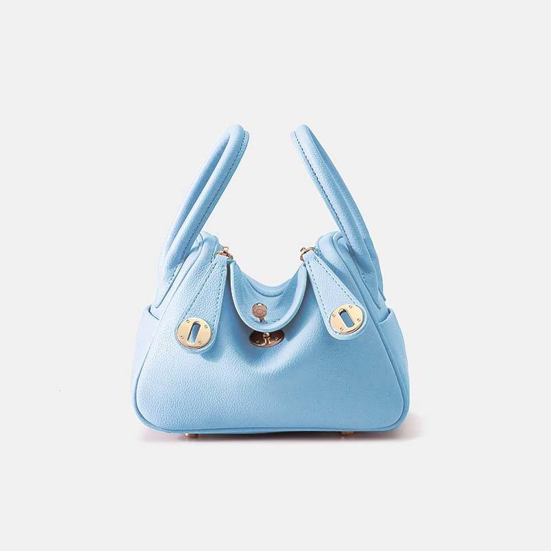 2025 Новая Женская Сумка из Натуральной Кожи Кожа Головного Слоя Сумка Lindy Маленькая Lindy Модная Универсальная Ручная Одноплечевая Сумка Кроссбоди