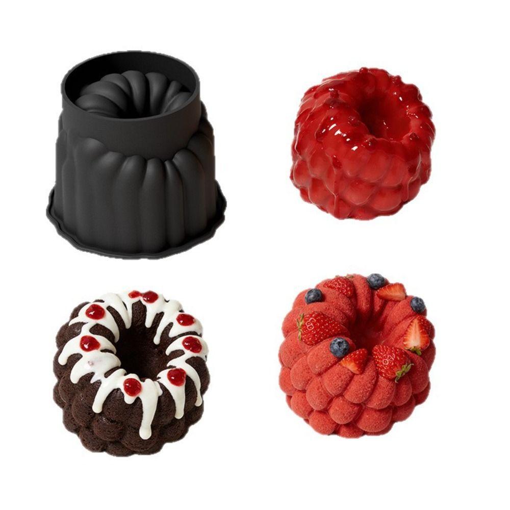 1/6/12/24-Cell Mousse Cake Mold Heat-Resistant French Pastry Baking Mold  Kitchen Use