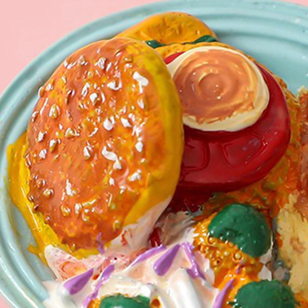 1/6 1/12 кукольный домик еда игрушки ролевые игрушки кухня смола, мини модель для DIY