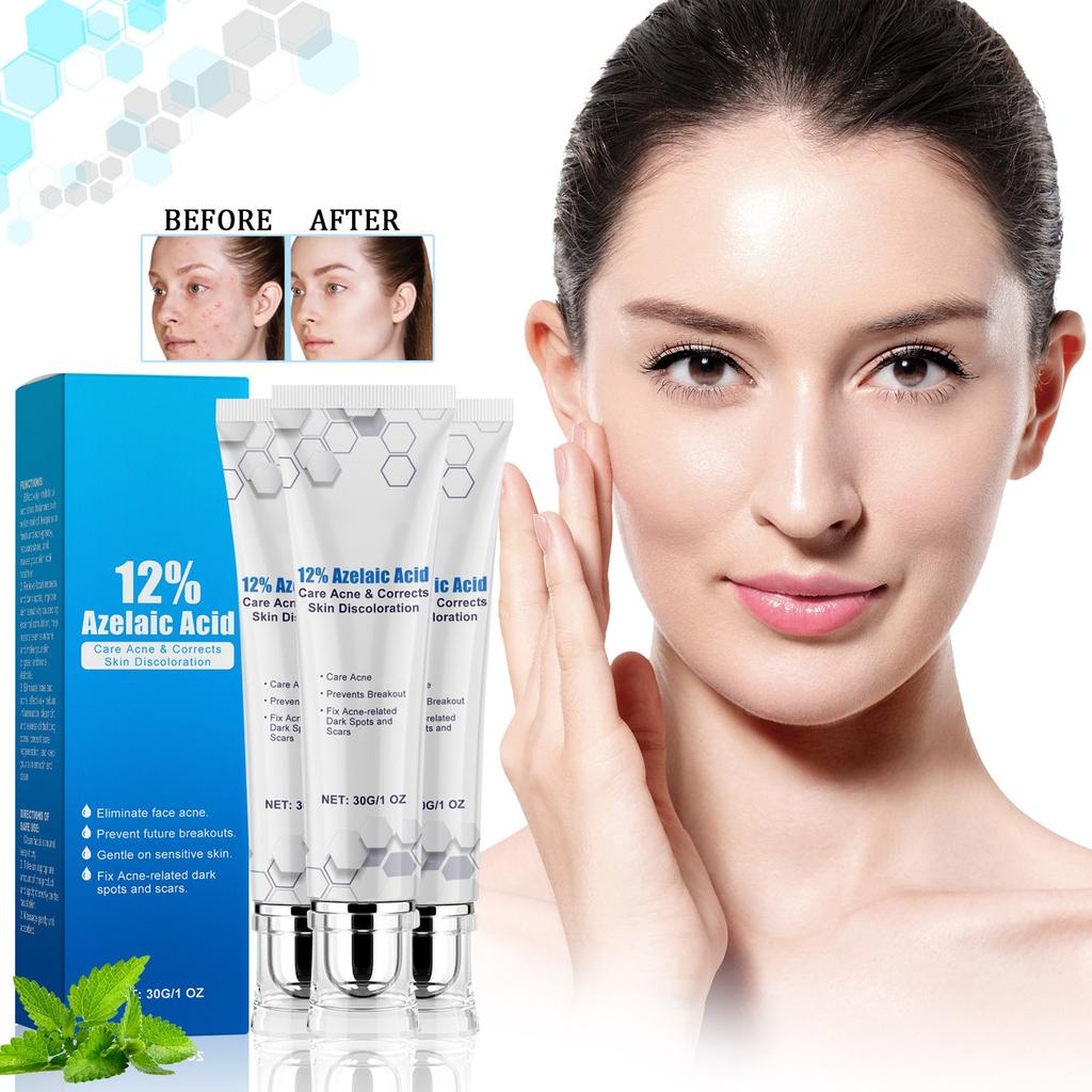 12% Азелаиновая сыворотка Азелаиновый крем помогает при покраснениях, отеках и прыщах на чувствительной коже, 30 г(1шт