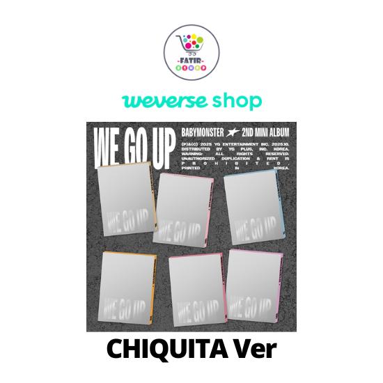 Выберите POB PATTERN Ver МИНИ-АЛЬБОМ BABYMONSTER 2-й WE GO UP