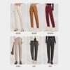 Gray Glutinous Rice Pants Women's Spring and Autumn New High Waist Drape Straight Loose Lazy Casual Tall Wide-leg Pants