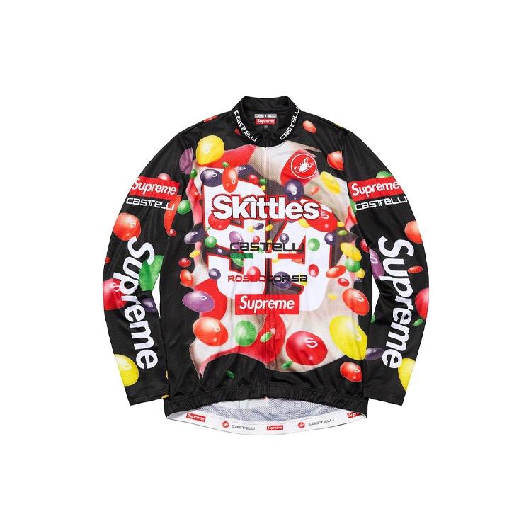 Supreme X Skittles x Castelli Велосипедная футболка с длинным рукавом 'Разноцветная' Мужская SUP-FW21-325