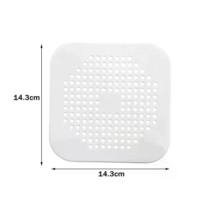 2 шт. Силиконовая пробка для слива душа, уловитель волос, стопор, сетка для кухонной раковины, канализация, напольный слив для ванной комнаты, фильтр для воды в ванне