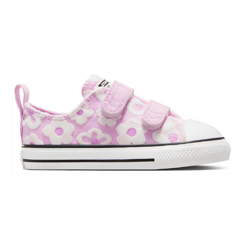 Converse Chuck Taylor All Star Floral Low Top Canvas Shoes Baby Sneaker Purple A09079C