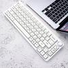 Колпачки для клавиш PBT профиля XDA с японскими символами, 126 шт., молочно-белые, минималистичная тема для кастомизаторов механических клавиатур
