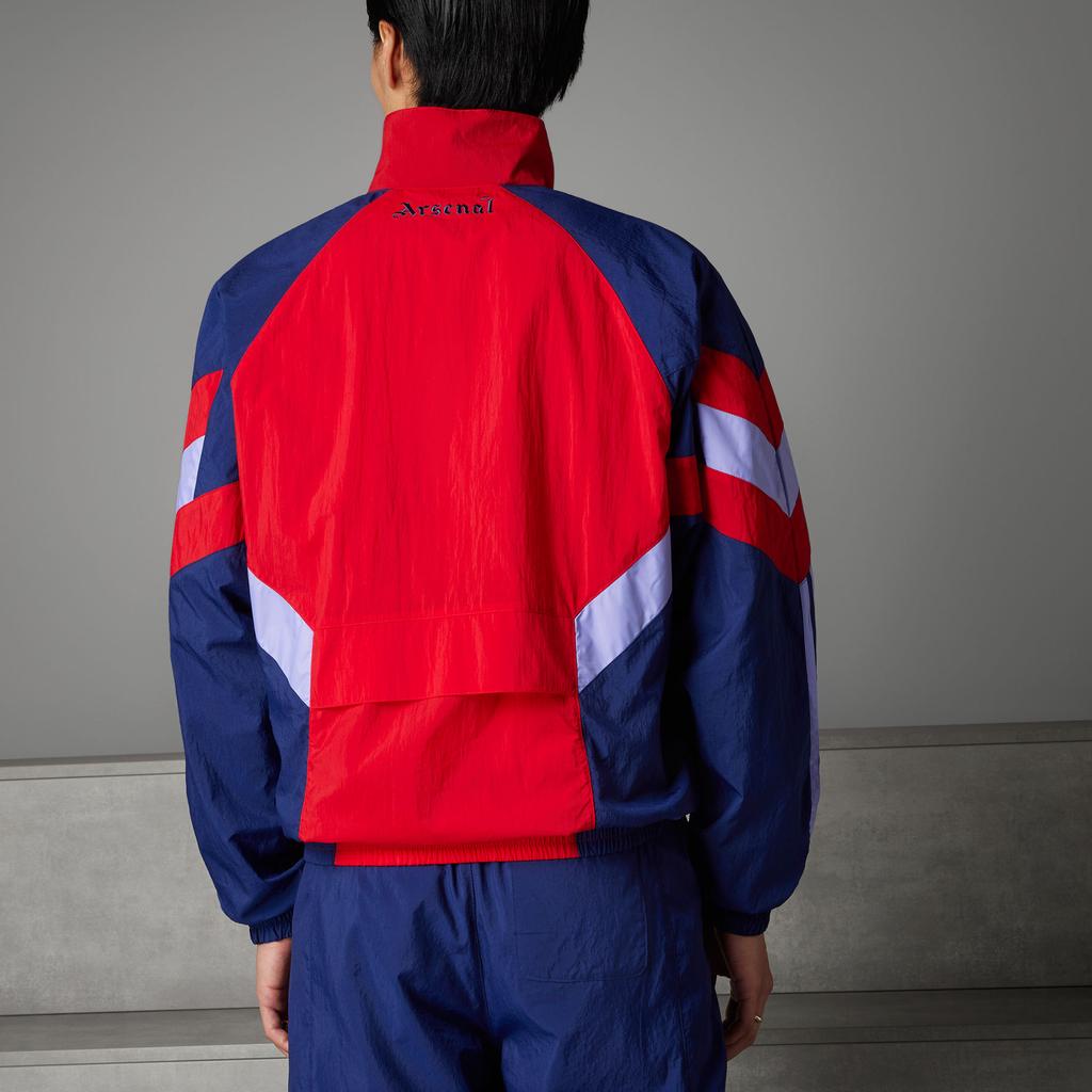 Adidas Originals Track Top Arsenal Casual Comfortable Loose Fit Jacket Men Jackets Light-Crimson Night-Sky-Blue IS6503