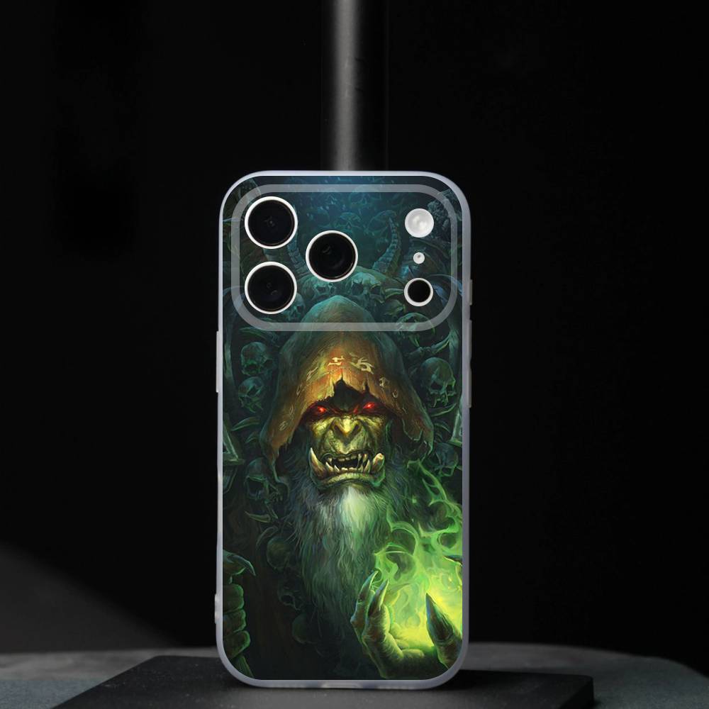 W-World Of W-Warcraft Крутой Для iPhone 11,12,13,14,15,16,17,Pro,Max,Plus,Mini,SE4,E Чехол Для Телефона С Беспроводной Зарядкой Magsafe