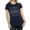 AC/DC Womens/Ladies Christmas Circle Cotton T-Shirt