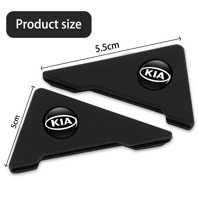 AAAHE1 Silicone Car Door Corner Protective Cover Anti-Scratch Sticker For KIA Cerato Soul Venga Forte Spectra Sedona Niro Cadenza