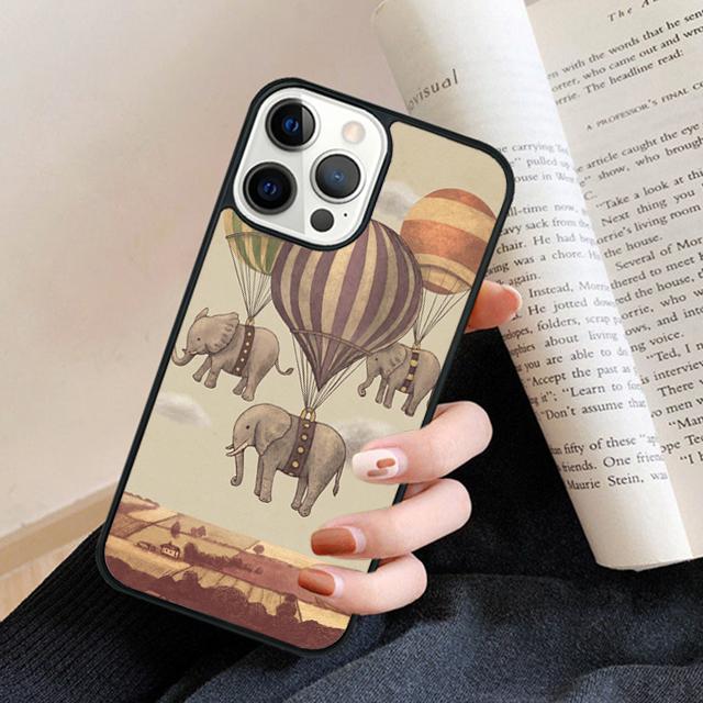 Очаровательный слоненок Чехол для телефона Задняя крышка для iPhone 16 15 SE2020 14 13 11 12 Pro Max mini XS XR X PlusS Fundas Coque
