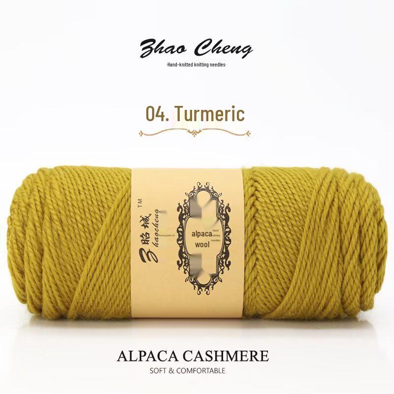 Шарф-подушка из альпаки ручной вязки – Средней толщины, Мягкий, Сделай сам, Крючком