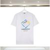 Mens Loose Fit Cotton T-Shirt With Graphic Print Casual Short Sleeve Tee