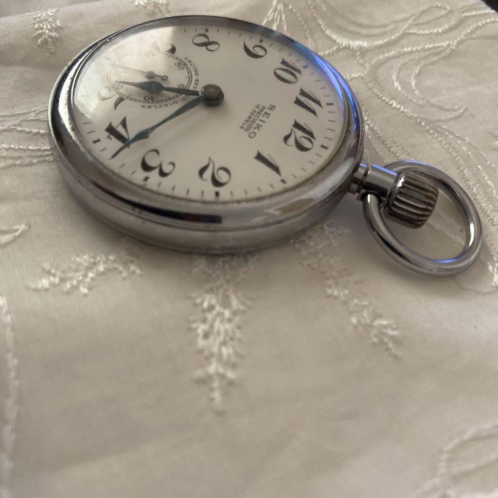 [Б/У] SEIKO Железнодорожные часы PRECISION 15 КАМНЕЙ Неисправные