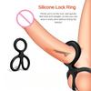 Cock Ring Silicone Penis Lock Rings Male Reusable Delay Ejaculation Ring Scrotum Bondage Goods Couple Cock Erection Erotic Toys