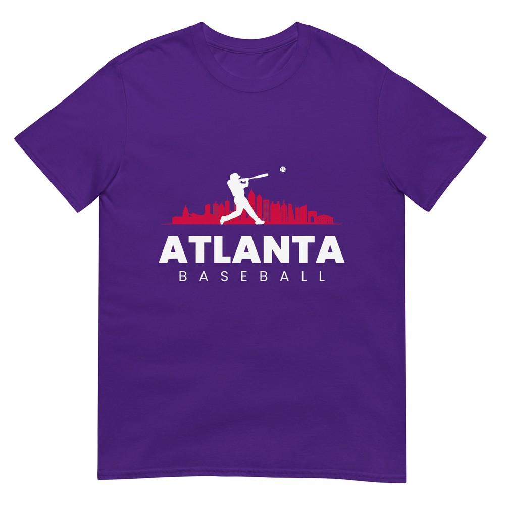 Atlanta Baseball Vintage Minimalist Retro Baseball Lover Tshirt