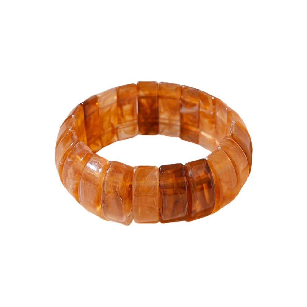 Богемный нерегулярный широкий браслет смазывание ретро кольцо на руку темперамент акриловый браслет леди девушки