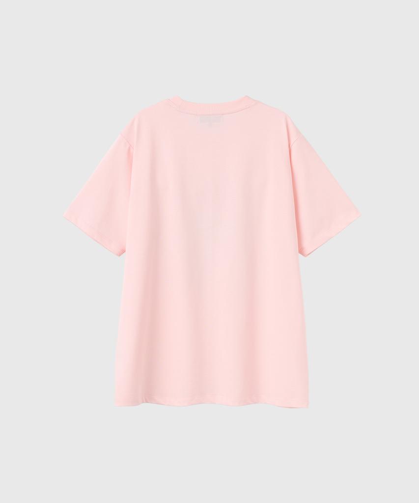 GENERALIDEA Food Market Artwork Short Sleeve T-Shirt [Pink] / Gf2Lts541