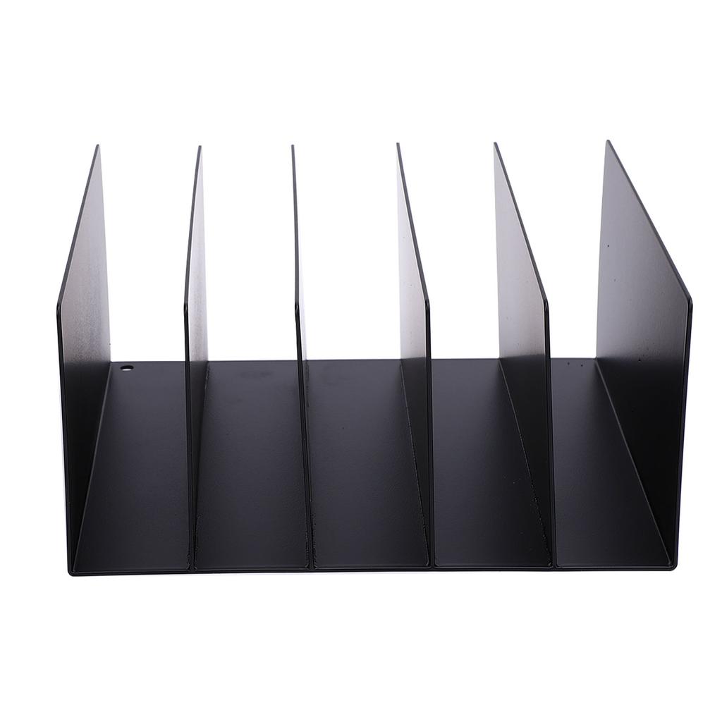 Настольный органайзер для файлов 5 отделений Железный цельный Портативный сортировщик файлов Органайзер для дома