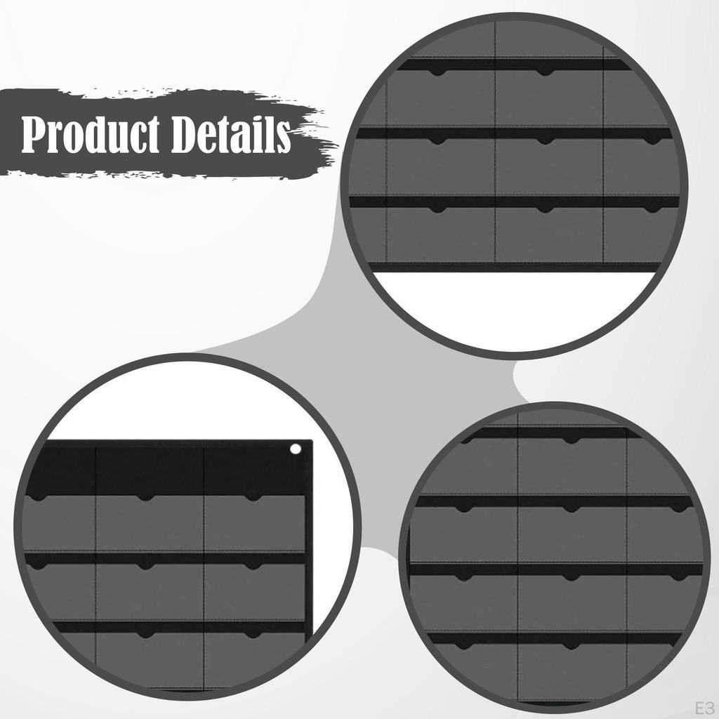 Pocket Chart Hanging 36 Card Slots Oxford Cloth Calculator Holder Storage Organizer for Classroom