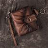 Новый женский кошелек Ретро Короткий Повседневный Кожаный кошелек из верхнего слоя Коровьей кожи Пряжка Ретро Женский Европейский и Американский кошелек