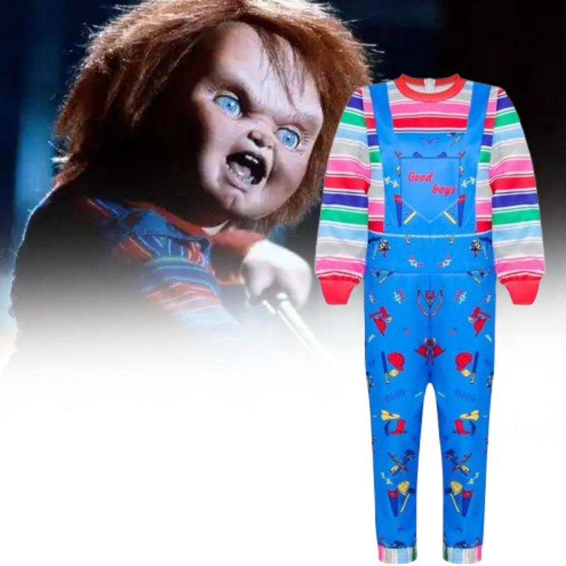 Childs Play Cosplay Costume Halloween Jumpsuits Party Stage Gift Performance