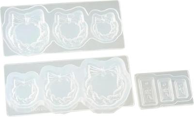 Kamejima Shoten Мягкая форма Серия Новогодняя Форма для симэнавы Форма для новогодней тарелки для глины Инструмент для хобби Двусторонняя и C-890