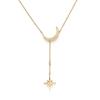 Olivia Burton Celestial North Star Moon Gold Necklace Officially Licensed & (obj24100064) - Women's,