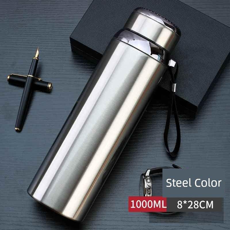 Imported High-End 316 Stainless Steel Large-Capacity Thermos Cup for Men and Women, Suitable for Outdoor, Portable, Fitness, Business, and Tea Brewing