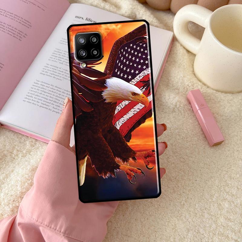 Американский флаг США Орел Для Samsung Galaxy A54 A34 A14 A13 A52 A32 A12 A22 A72 A52S A33 A53 A73 A71 A51 Чехол для телефона