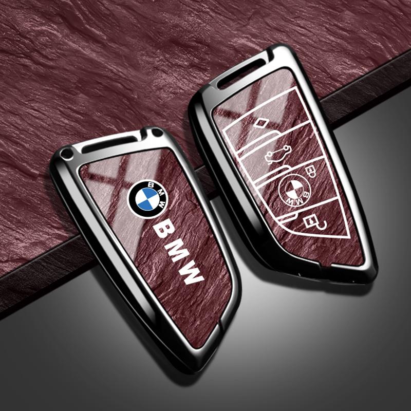 BBJX7 Zinc Alloy Car Key Case Cover Bag for BMW X1 X3 X4 X5 F15 X6 F16 G30 7 Series G11 F48 F39 520 525 f30 118i 218i 320i Accessories