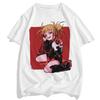 Men's Senpai Anime Girl Nerdy Modal White Print T-shirt Women Manga Streetwear Tee Shirt