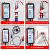 FS899C/FS899L Rechargeable Digital Multimeter 4.8 Inch Screen 6000 Counts Smart Auto Ranging Capacitance Ohm Hz Diode Tester