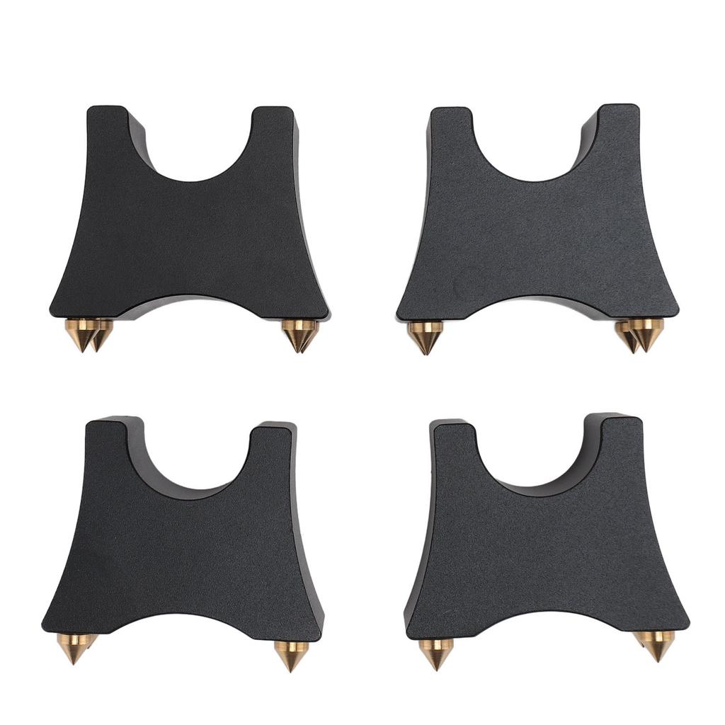 Hi-Fi Кабельные Шипы Подставки Вибропоглощающие Регулируемые из Алюминиевого Сплава Держатели для Hi-Fi Кабелей для Акустических Систем CD DVD Проигрывателей 4 шт