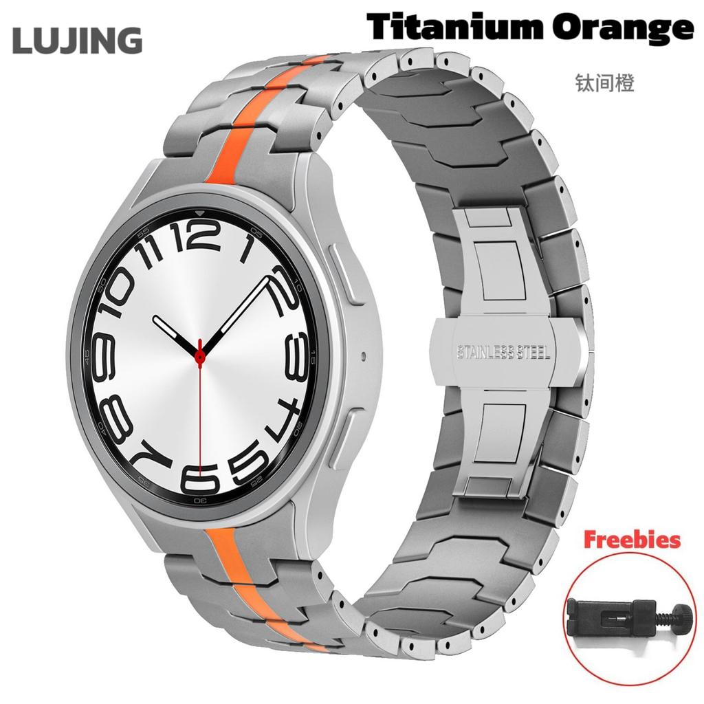Stainless Steel Strap for Samsung Galaxy Watch 7 6 5 4 Classic 47mm 43mm 42 46mm 45mm No Gaps Metal Band 40mm 44mm Link Bracelet