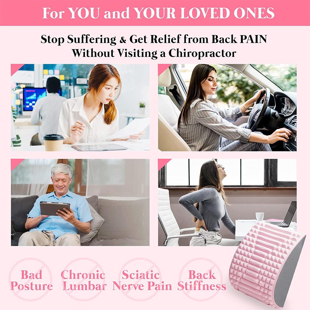 Массаж нижней части спины, облегчение боли, носилки, подушка для подтяжки спины, хроническая поясничная поддержка, подушка для коррекции осанки при грыже межпозвоночного диска