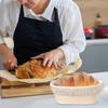 Yousheng Bread Proofing Basket Handwoven Rattan Banneton for Sourdough Baking Round Spiral Design Storage Basket with Liner Bread Making Gift