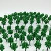 DauStage N Gauge Forest Diorama Materials for Railway and Architectural Models, Green, 100 Pieces (01, Green, 3.0cm, 100 Pieces)