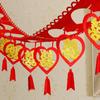 DIY Chinese Marriages Hanging Banner Chinese Style Wedding Room Sticker  New Year Party Decorations