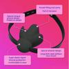 Силиконовый шарик для слюноотделения BDSM, забавная фиксирующая кляп-шарик для языка, заглушка для рта, может быть скрыта маской