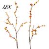 Decorative Gold Green Leaves Long Artificial Bittersweet Branches, Fall Berry Stems for Vase, Faux Plants Thanksgiving Table Centerpiece Decor