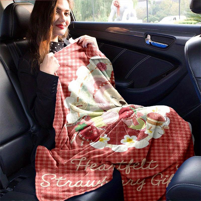 1pc, ShellieMay (5) Home Decor Blanket: A Cozy Flannel Throw for Bedroom, Living Room, Travel, Camping, Car, Beach, Office Naps, Perfect Gift for Sofa