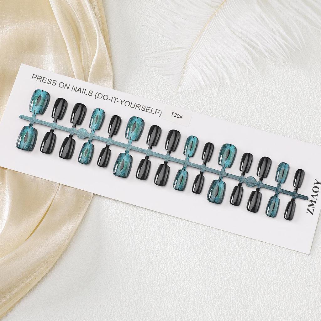 30 милых мультяшных наклеек для лака для ногтей «Кошачий глаз» — полная коллекция кодов