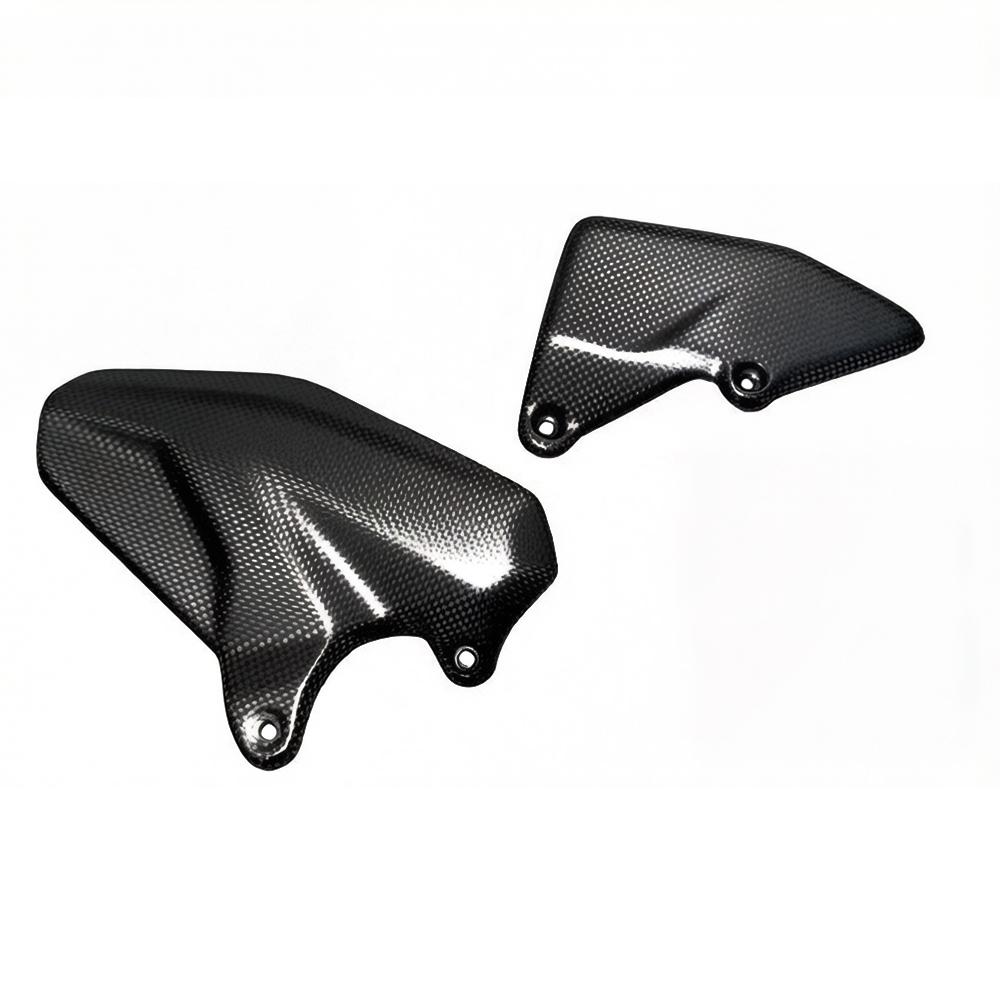 For DUCATI Multistrada V4 V4S Pikes Peak 2021-2023 2024 Carbon Fiber Heel Guards Protector Foot Plates Motorcycle Fairing Kits
